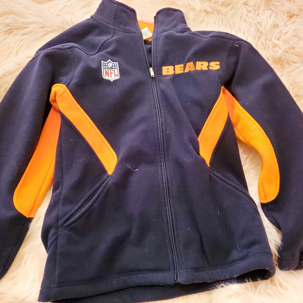 Chicago Bears fleece jacket Medium 10/12
